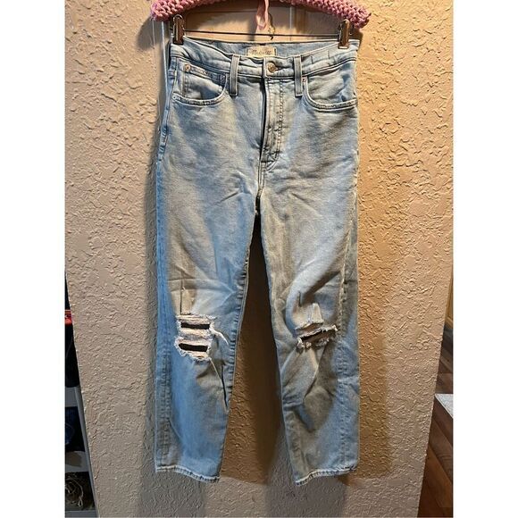 Madewell The Perfect Vintage Straight Jeans Woman’s Size 27 - Picture 1 of 14